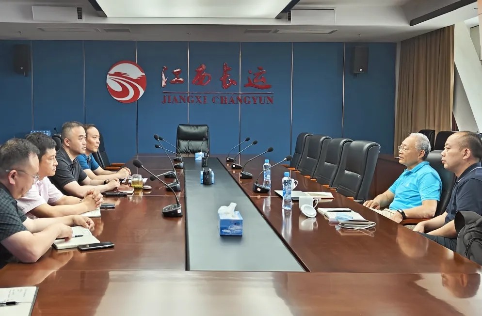 中物聯(lián)規(guī)劃研究院到江西長(zhǎng)運(yùn)交流調(diào)研 劉磊、占梁陪同
